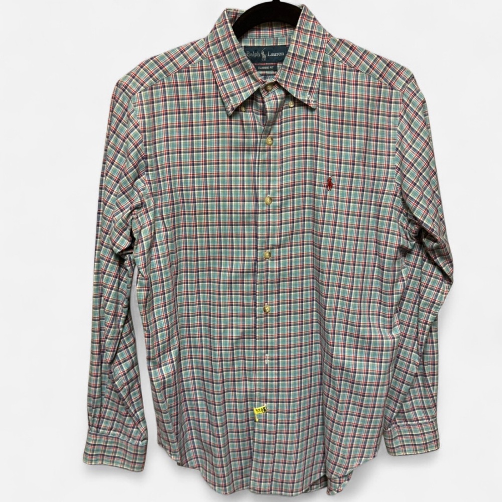 Ralph Lauren Men's Multicolor Plaid Button Down Shirt